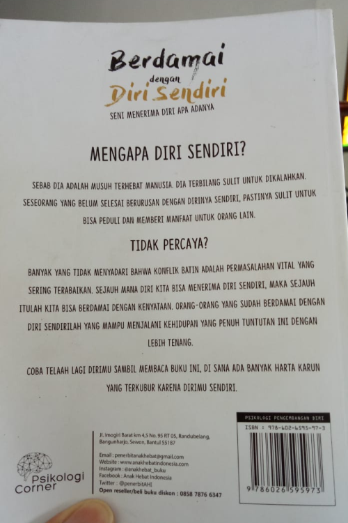 Detail Buku Berdamai Dengan Diri Sendiri Nomer 8