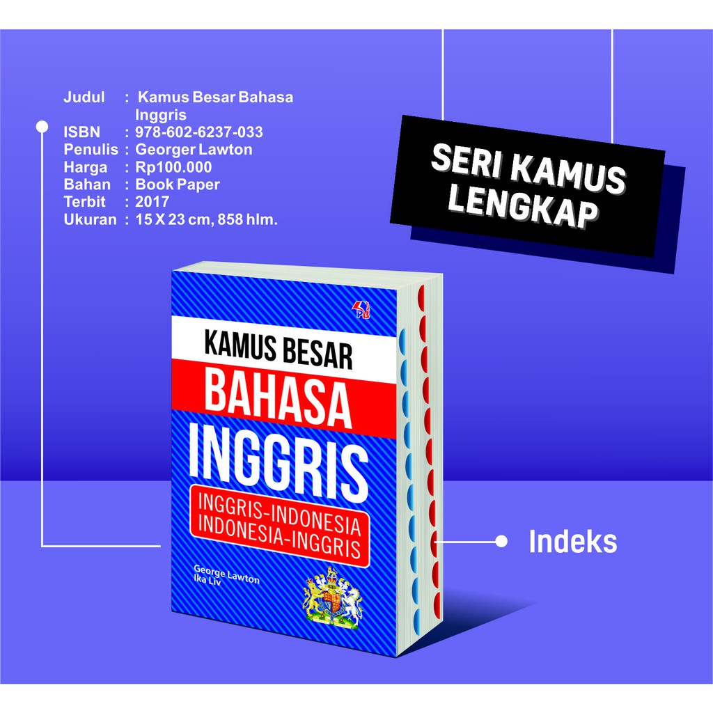 Detail Buku Besar Bahasa Inggris Nomer 2