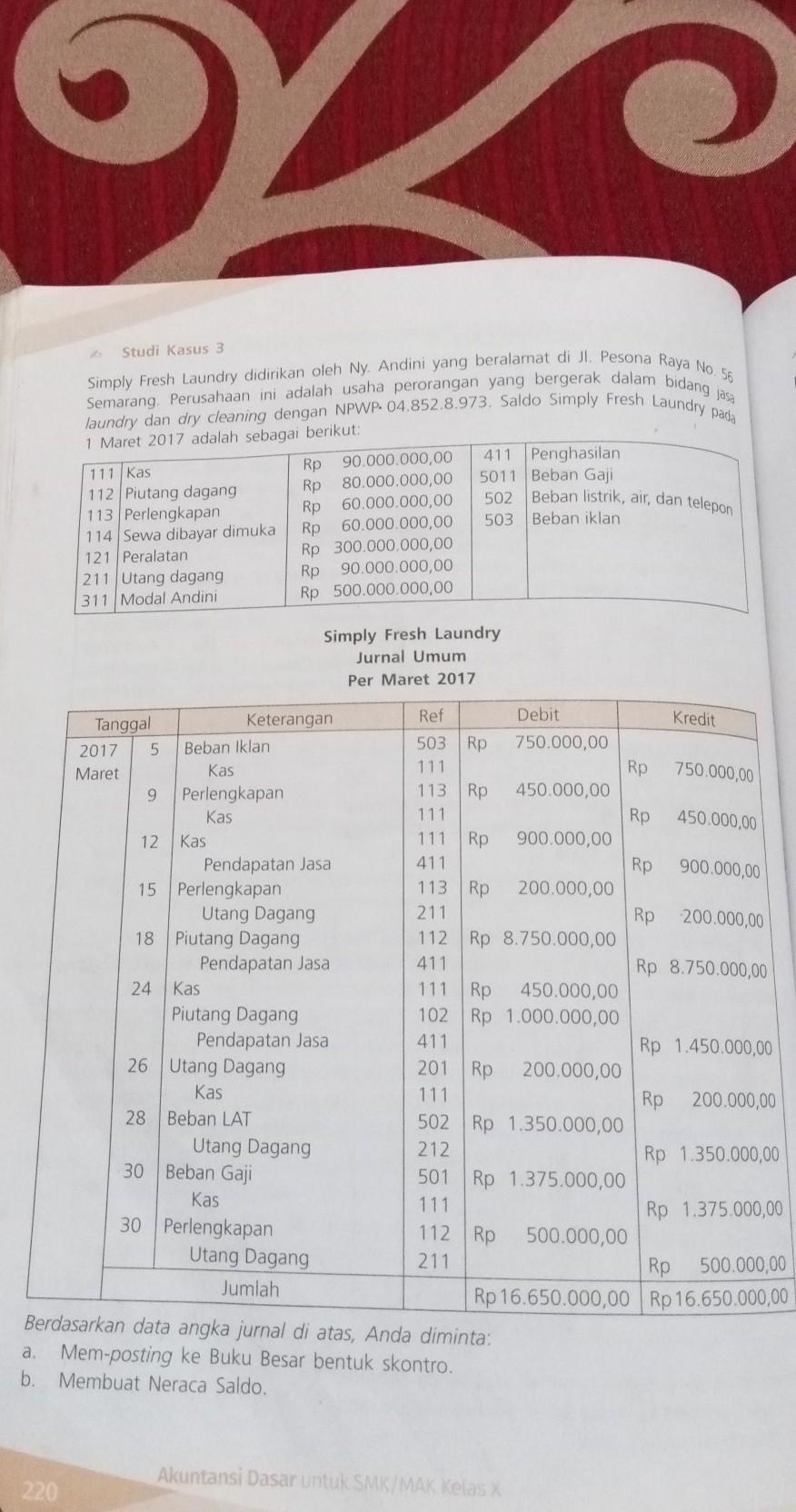 Detail Buku Besar Skontro Nomer 43