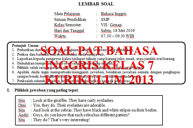 Detail Buku Bhs Inggris Kls 7 Nomer 32