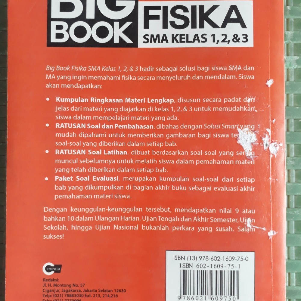 Detail Buku Big Bank Fisika Sma Nomer 41