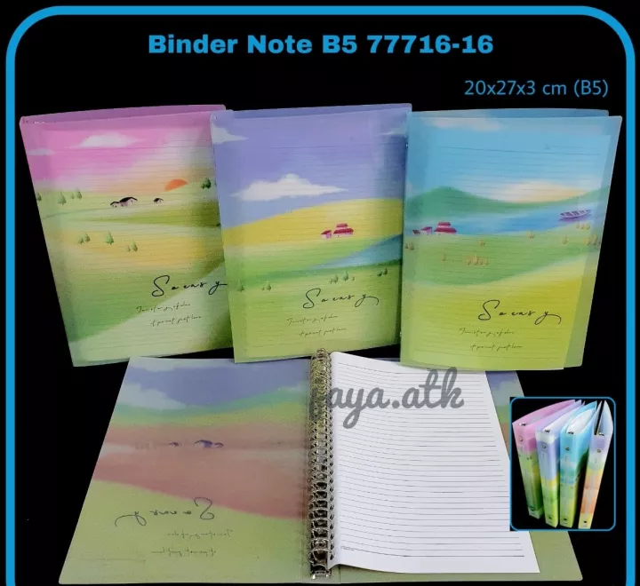 Detail Buku Binder B5 Nomer 17