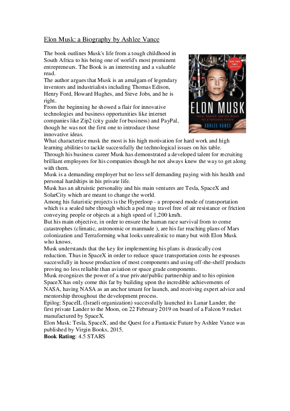 Detail Buku Biografi Elon Musk Nomer 46