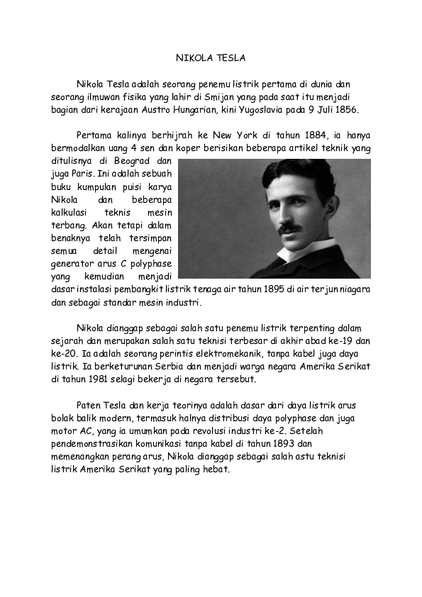 Detail Buku Biografi Nikola Tesla Nomer 14