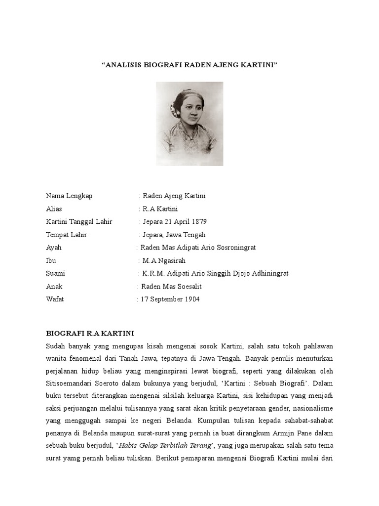 Detail Buku Biografi Ra Kartini Nomer 56