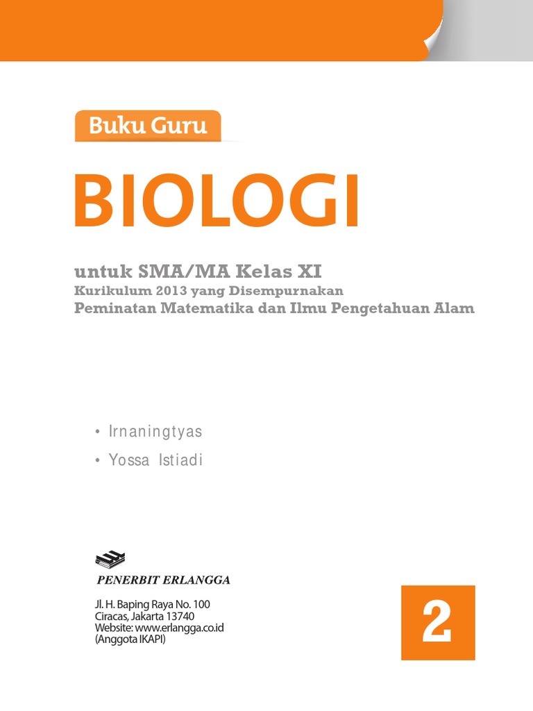 Detail Buku Biologi Erlangga Kelas 11 Nomer 32