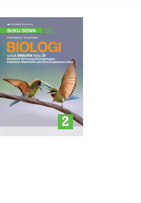 Detail Buku Biologi Erlangga Kelas 11 Kurikulum 2013 Nomer 3