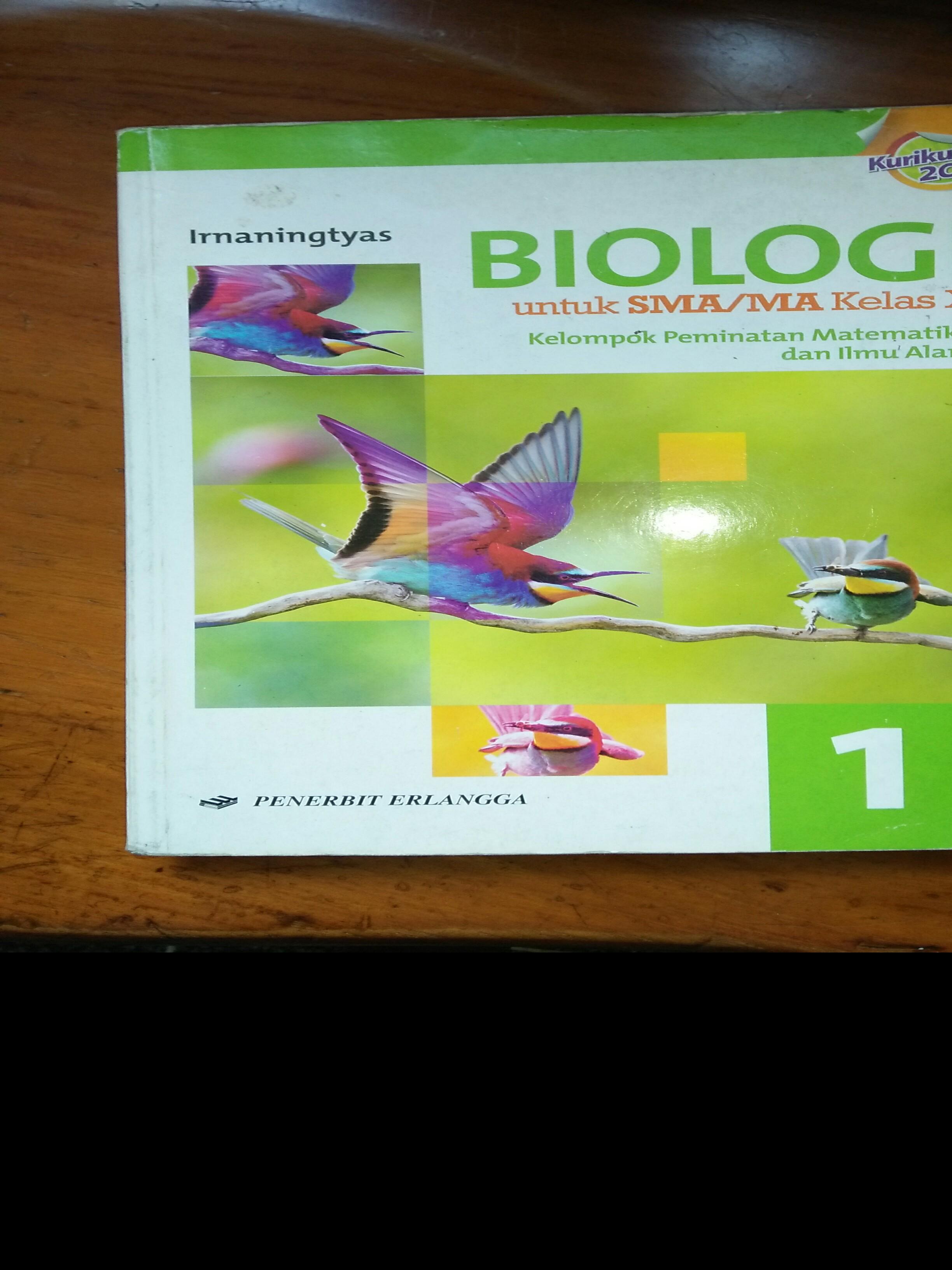 Detail Buku Biologi Kelas 10 Erlangga Nomer 22