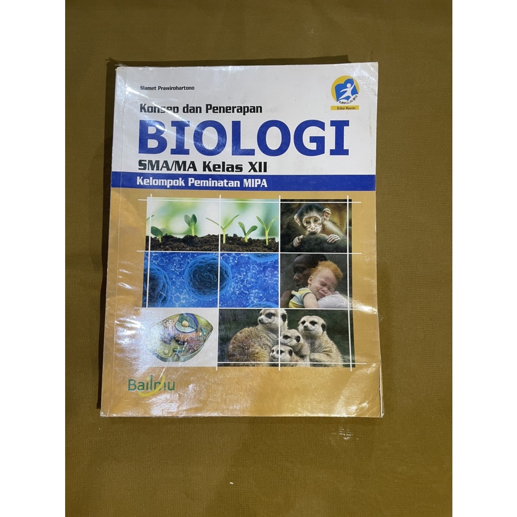Detail Buku Biologi Kelas 12 Kurikulum 2013 Revisi Nomer 17