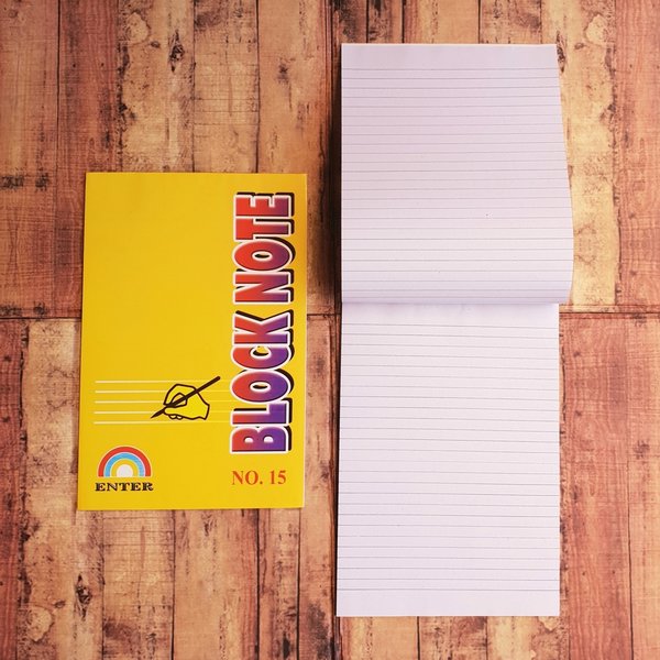 Detail Buku Block Note Nomer 3