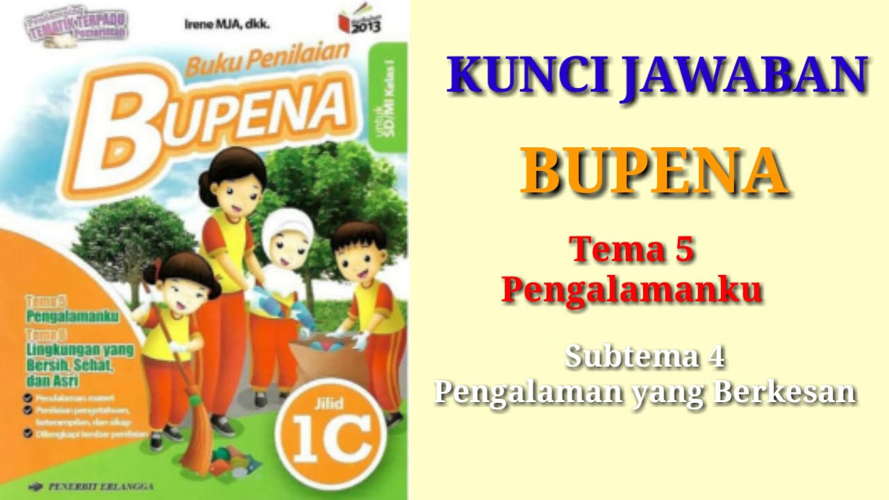 Detail Buku Bupena Kelas 1 Tema 5 Nomer 16