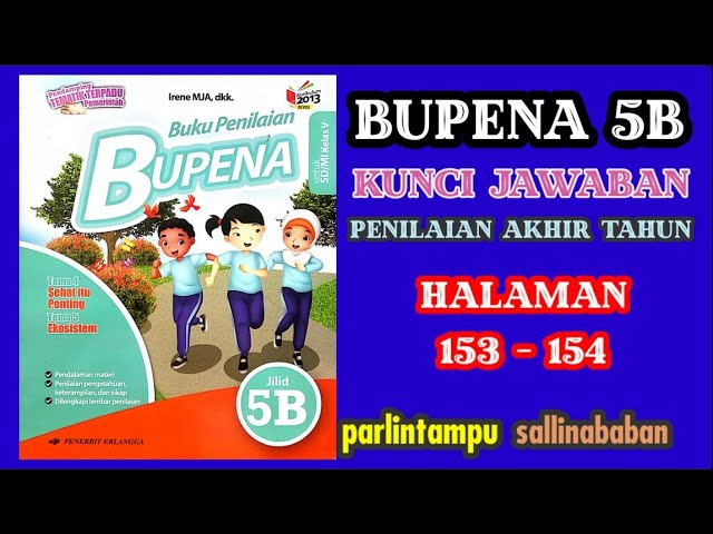 Detail Buku Bupena Kelas 5 Jilid 5b Nomer 20