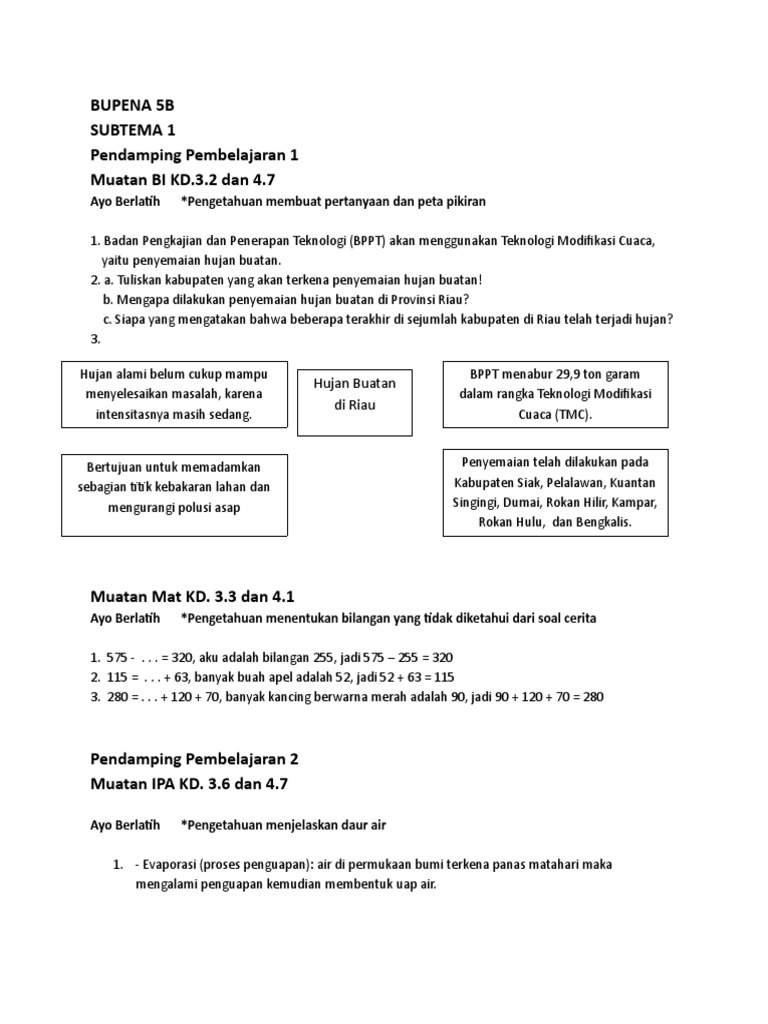 Detail Buku Bupena Kelas 5 Jilid 5b Nomer 25