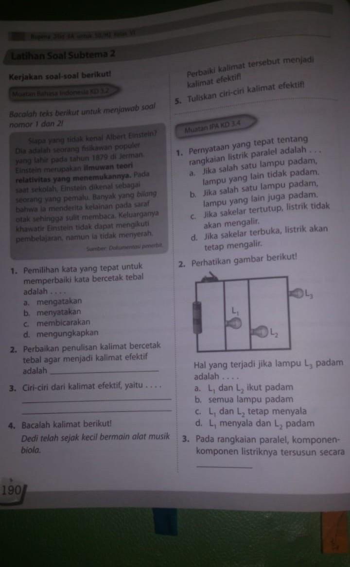 Detail Buku Bupena Kelas 6 Nomer 43