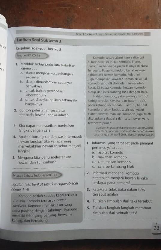 Detail Buku Bupena Kelas 6 Nomer 10