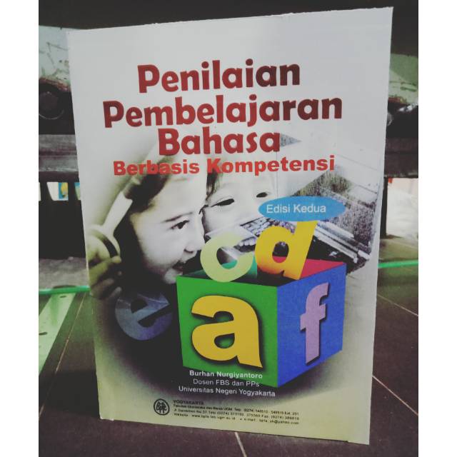 Buku Burhan Nurgiyantoro Penilaian Pembelajaran Bahasa Berbasis Kompetensi - KibrisPDR