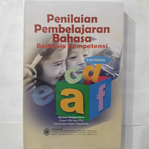 Detail Buku Burhan Nurgiyantoro Penilaian Pembelajaran Bahasa Berbasis Kompetensi Nomer 14