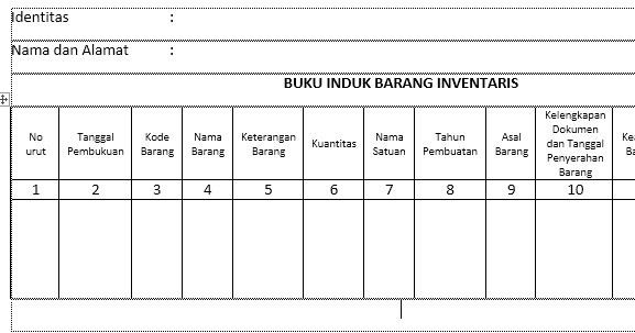 Detail Buku Catatan Barang Rusak Nomer 10