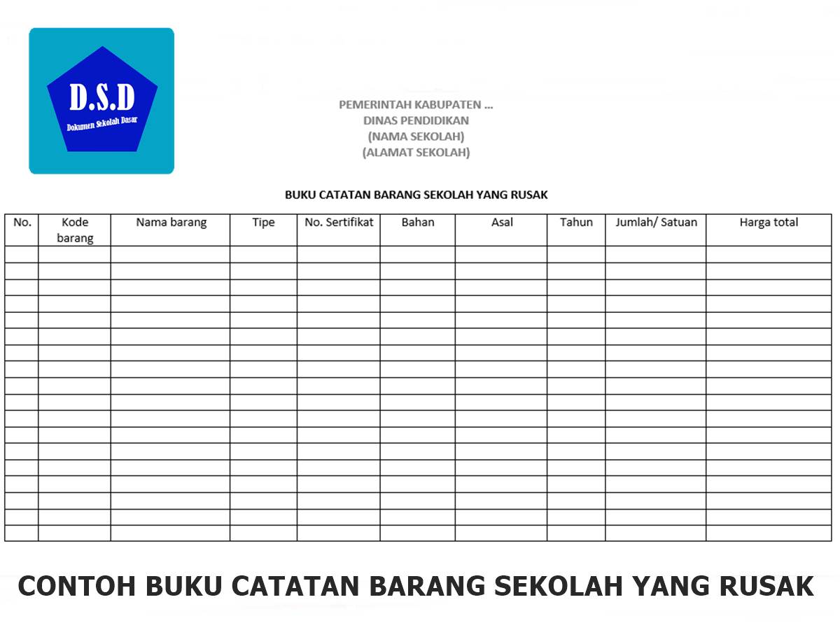 Detail Buku Catatan Barang Rusak Nomer 11