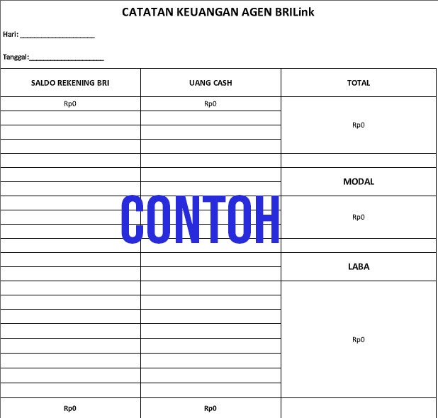 Detail Buku Catatan Keuangan Nomer 54