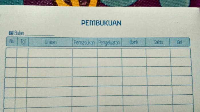 Detail Buku Catatan Keuangan Adalah Nomer 9