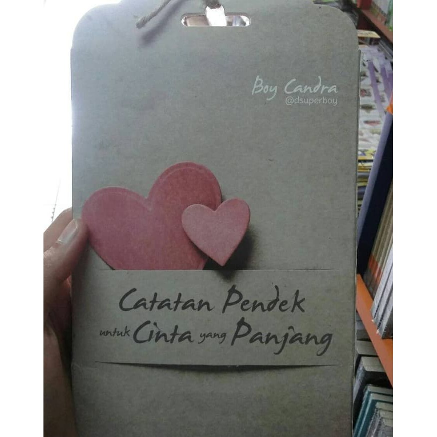 Detail Buku Catatan Pendek Untuk Cinta Yang Panjang Nomer 23