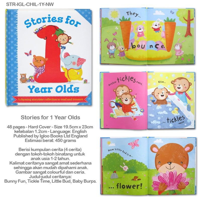 Buku Cerita Anak 1 Tahun - KibrisPDR