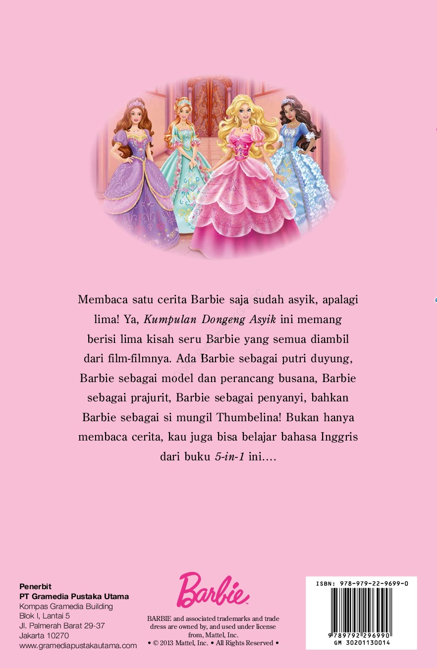 Detail Buku Cerita Barbie Nomer 17