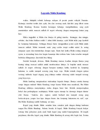 Detail Buku Cerita Rakyat Malin Kundang Nomer 42