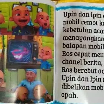 Detail Buku Cerita Upin Ipin Nomer 35