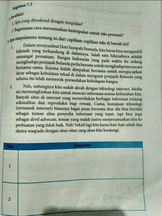 Detail Buku Cetak Bahasa Indonesia Kelas 8 Nomer 25