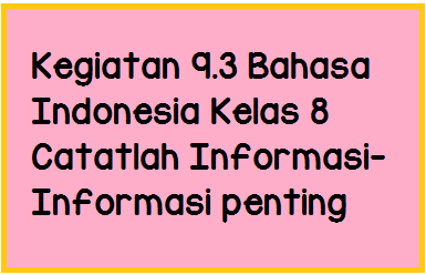 Detail Buku Cetak Bahasa Indonesia Kelas 8 Nomer 30