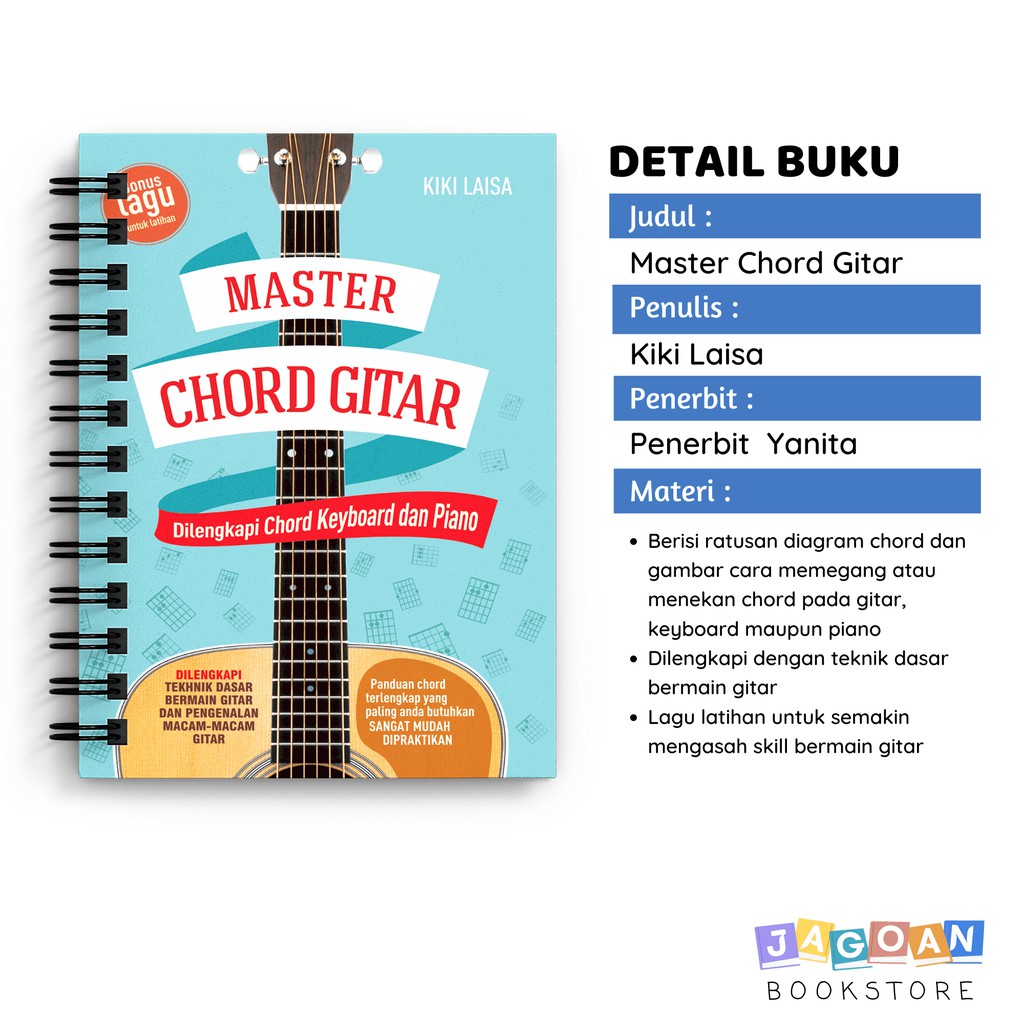 Detail Buku Chord Gitar Terlengkap Nomer 9