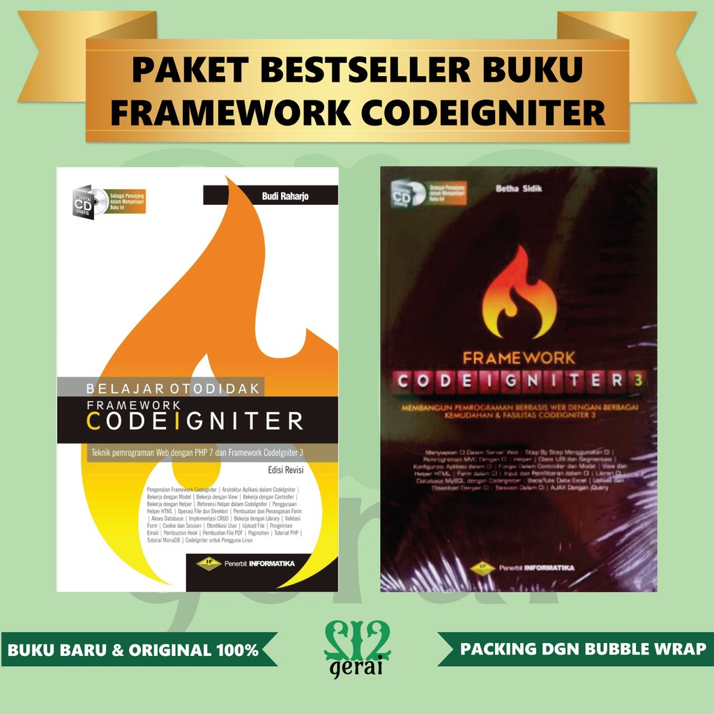 Detail Buku Codeigniter 3 Nomer 31