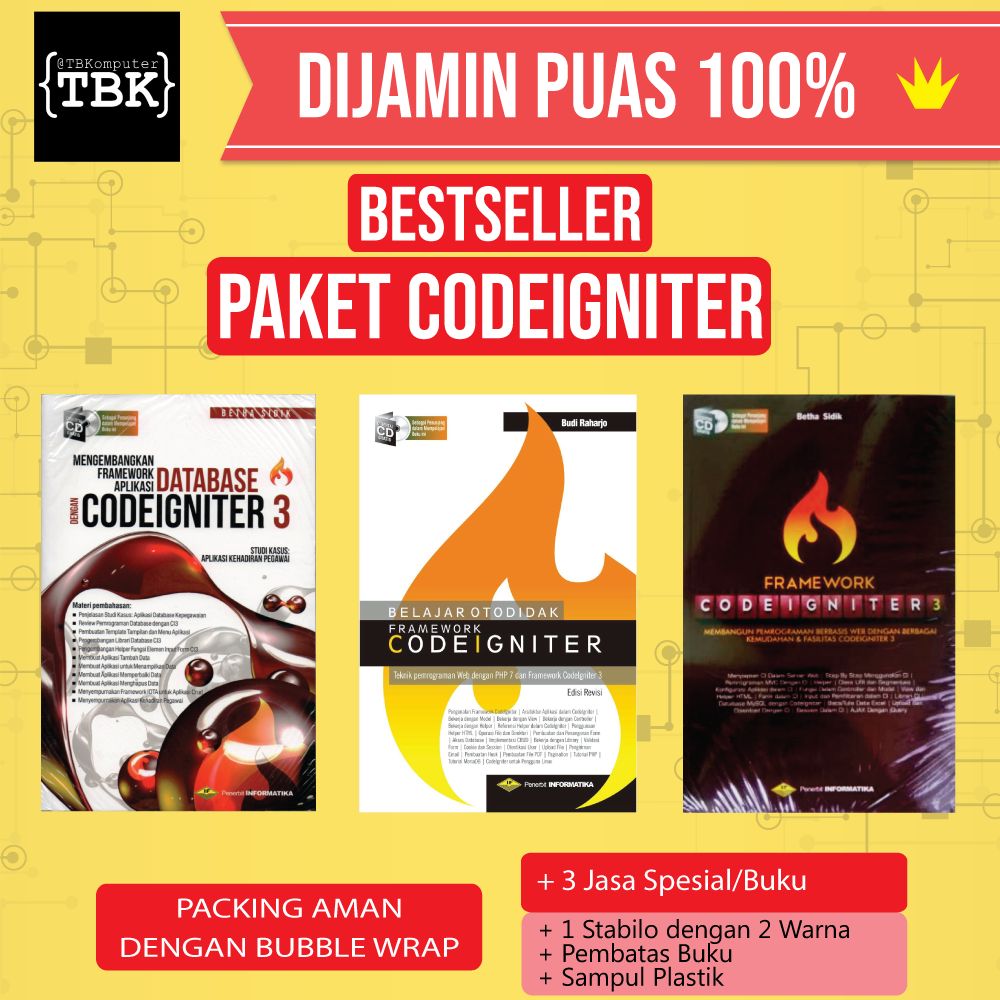 Detail Buku Codeigniter 3 Nomer 7