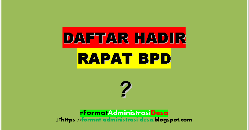 Detail Buku Daftar Hadir Rapat Nomer 33