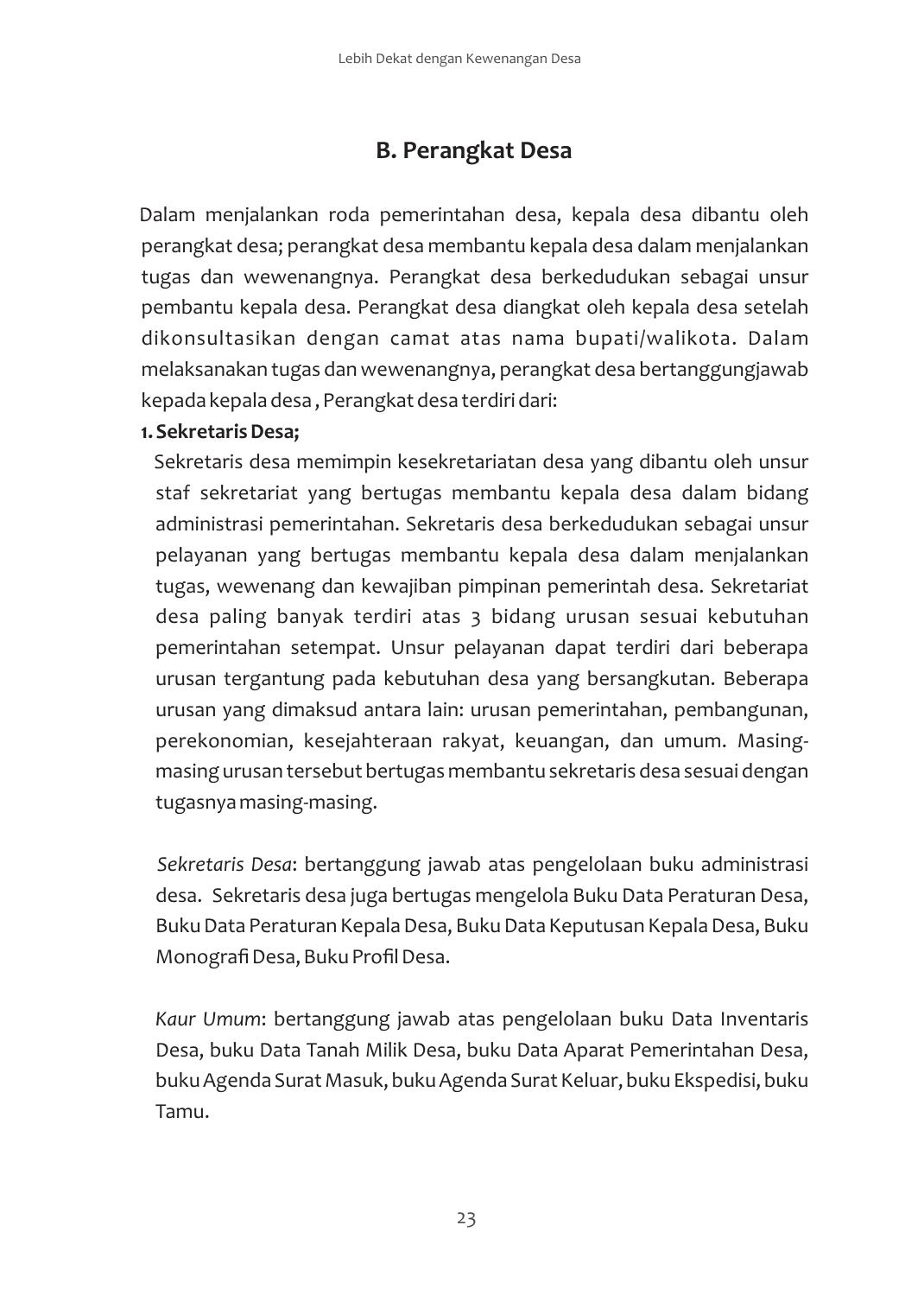 Detail Buku Data Peraturan Desa Nomer 49