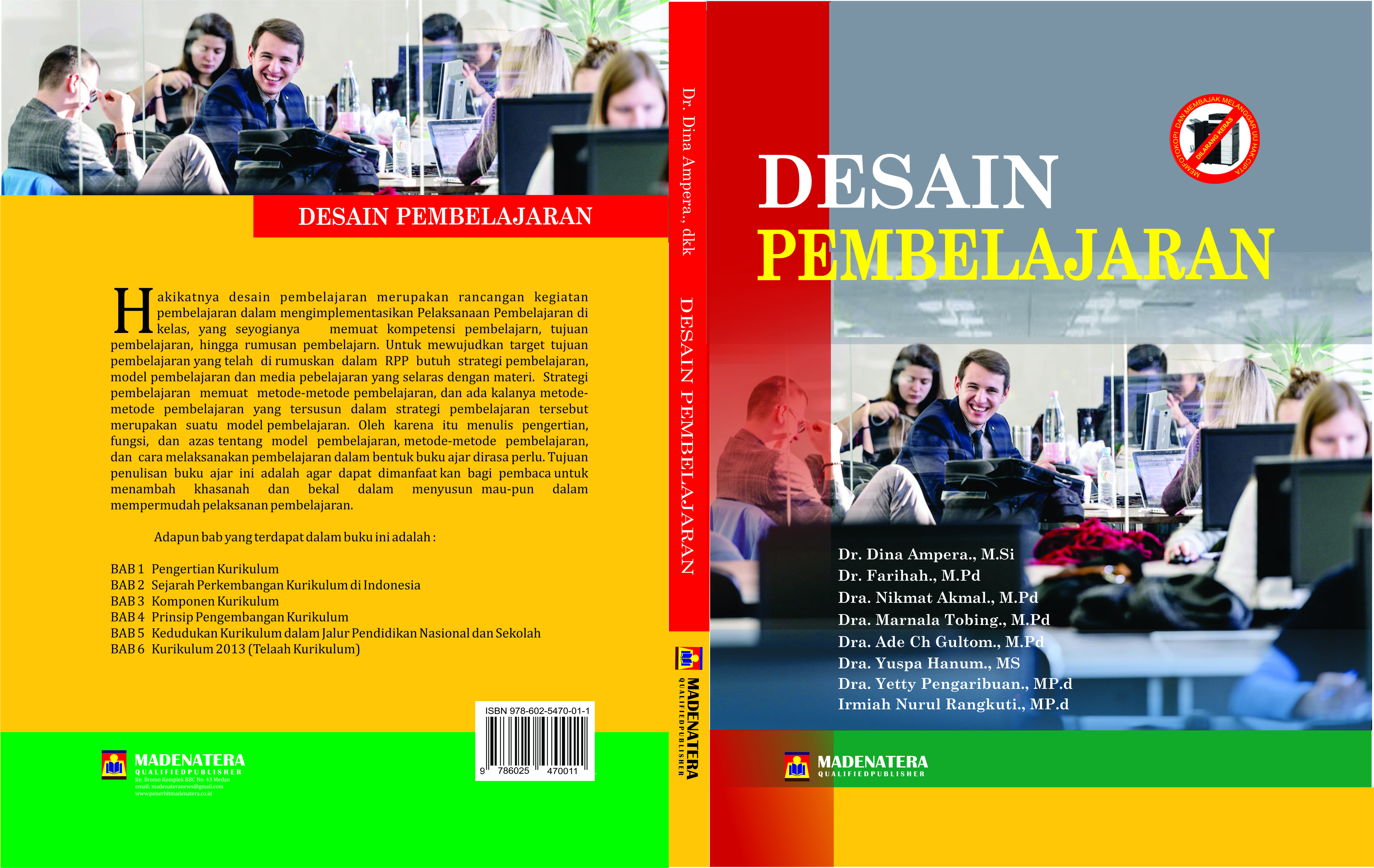 Detail Buku Desain Pembelajaran Nomer 9