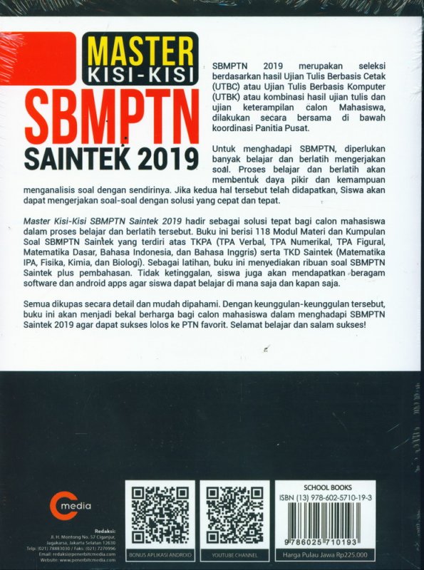 Detail Buku Detik Detik Sbmptn 2019 Nomer 50