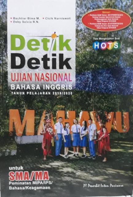 Detail Buku Detik Detik Un Sma 2020 Intan Pariwara Nomer 3