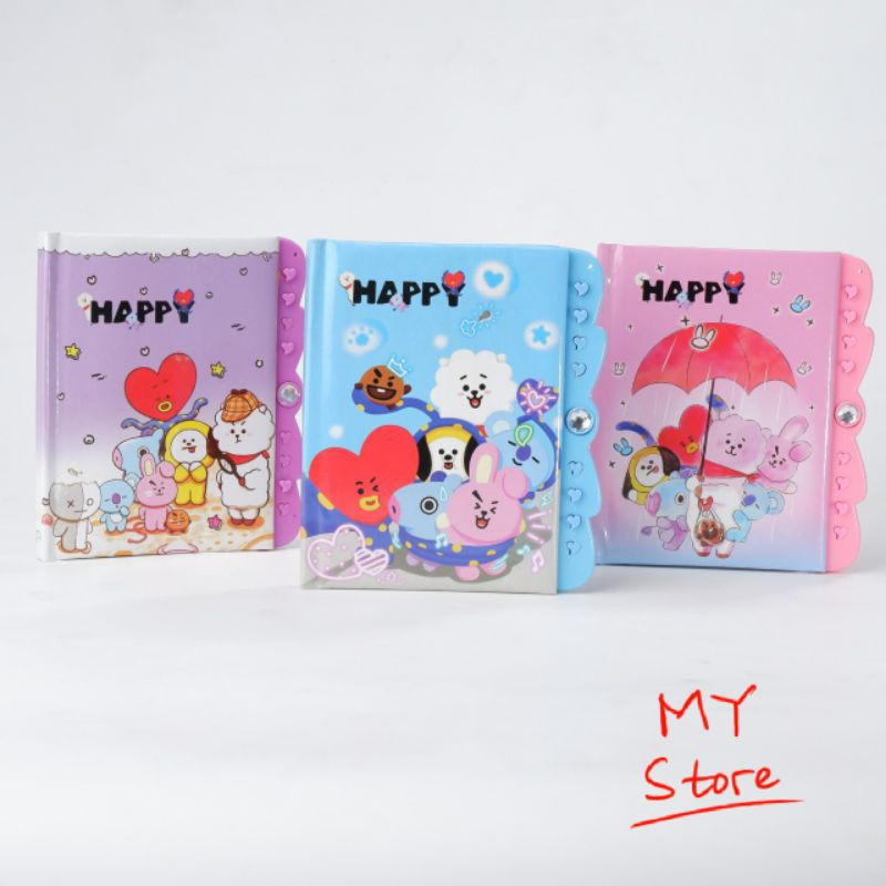 Detail Buku Diary Bt21 Nomer 23