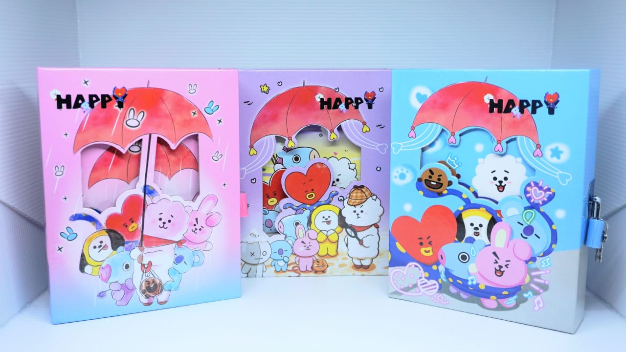 Detail Buku Diary Bt21 Nomer 4