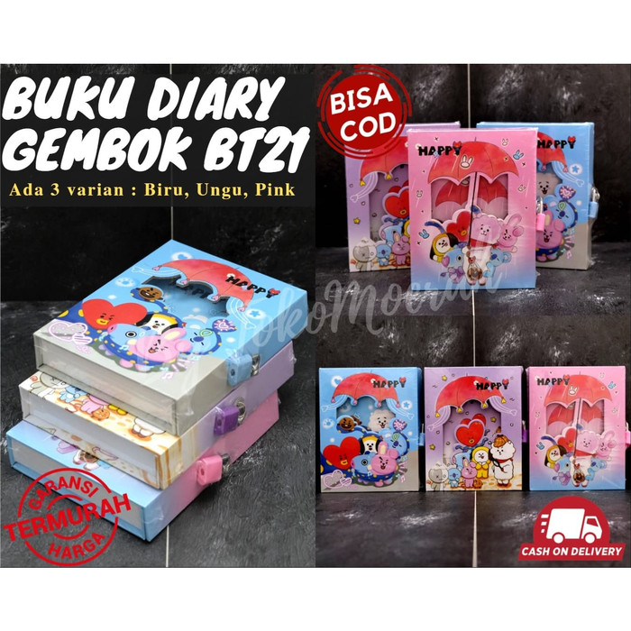 Detail Buku Diary Bt21 Nomer 31