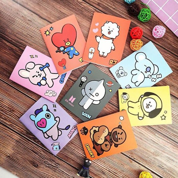 Detail Buku Diary Bt21 Nomer 55