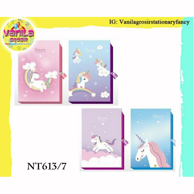 Buku Diary Gembok Unicorn - KibrisPDR