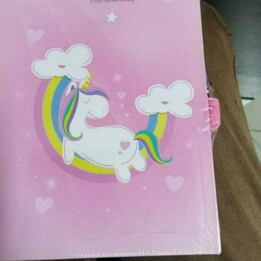 Detail Buku Diary Gembok Unicorn Nomer 31