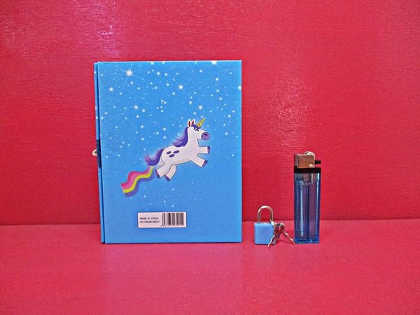 Detail Buku Diary Gembok Unicorn Nomer 44