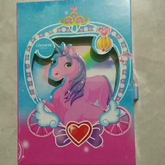 Detail Buku Diary Gembok Unicorn Nomer 55