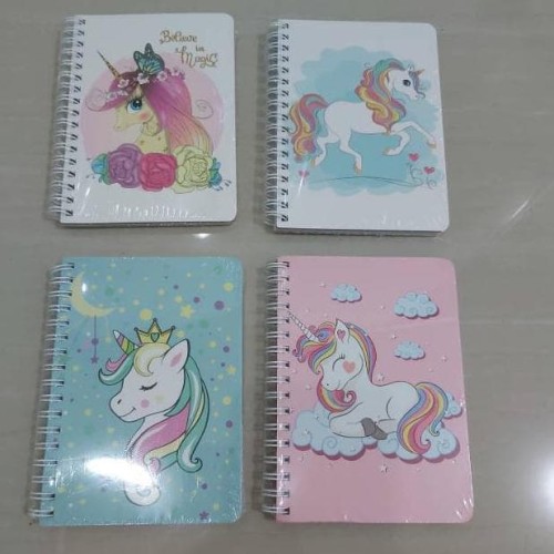 Detail Buku Diary Unicorn Nomer 5