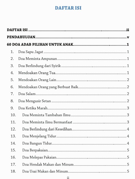 Detail Buku Doa Anak Nomer 26